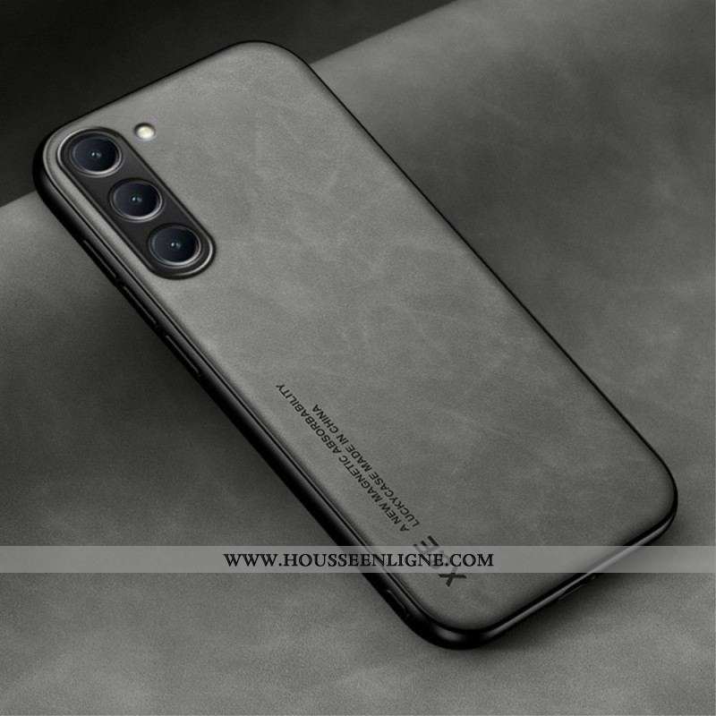 Coque Samsung Galaxy S23 Plus 5G Cuir Effet Cuir X&E