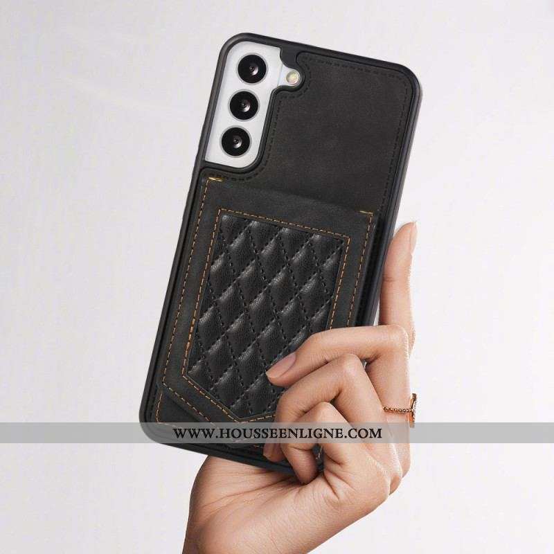 Coque Samsung Galaxy S23 Plus 5G RFID Porte-Cartes avec Bandoulière
