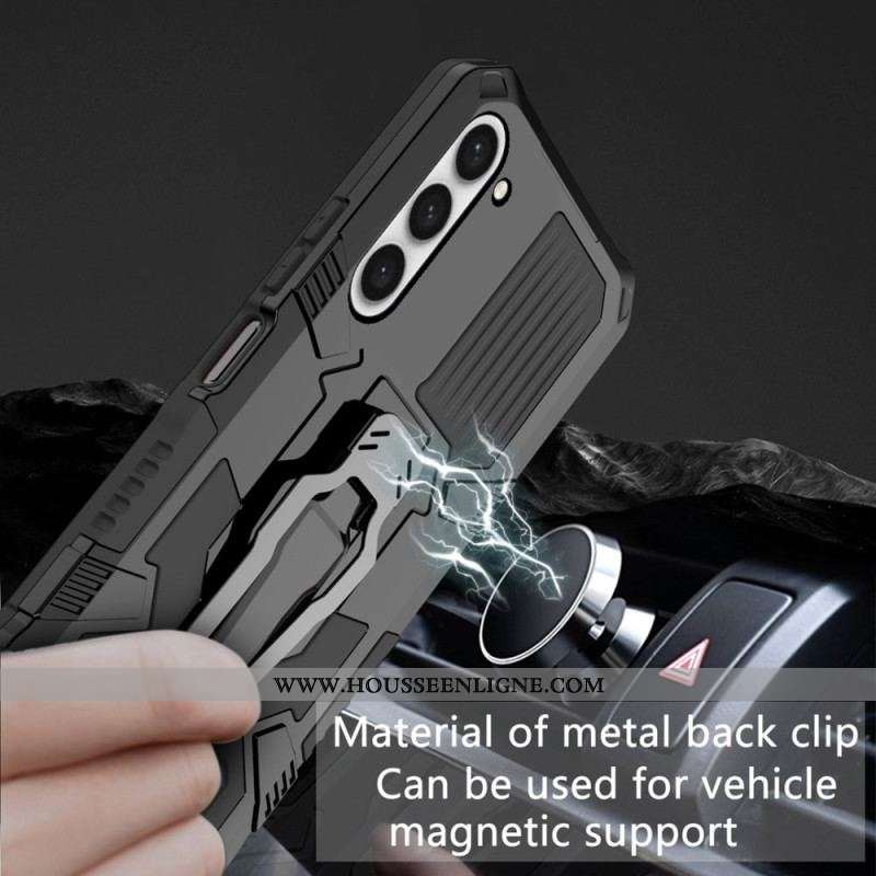 Coque Samsung Galaxy S23 Plus 5G Robot avec Pince Ceinture