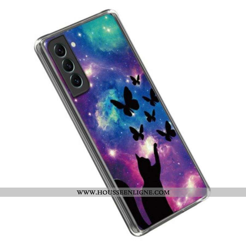 Coque Samsung Galaxy S23 Plus 5G Silicone Chat en Espace