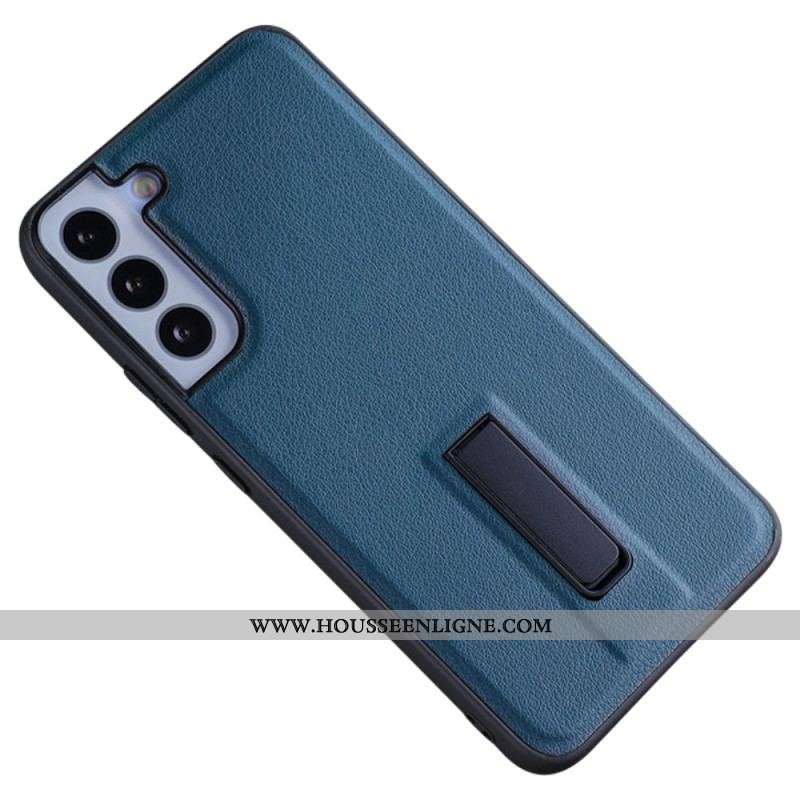 Coque Samsung Galaxy S23 Plus 5G Simili Cuir avec Support