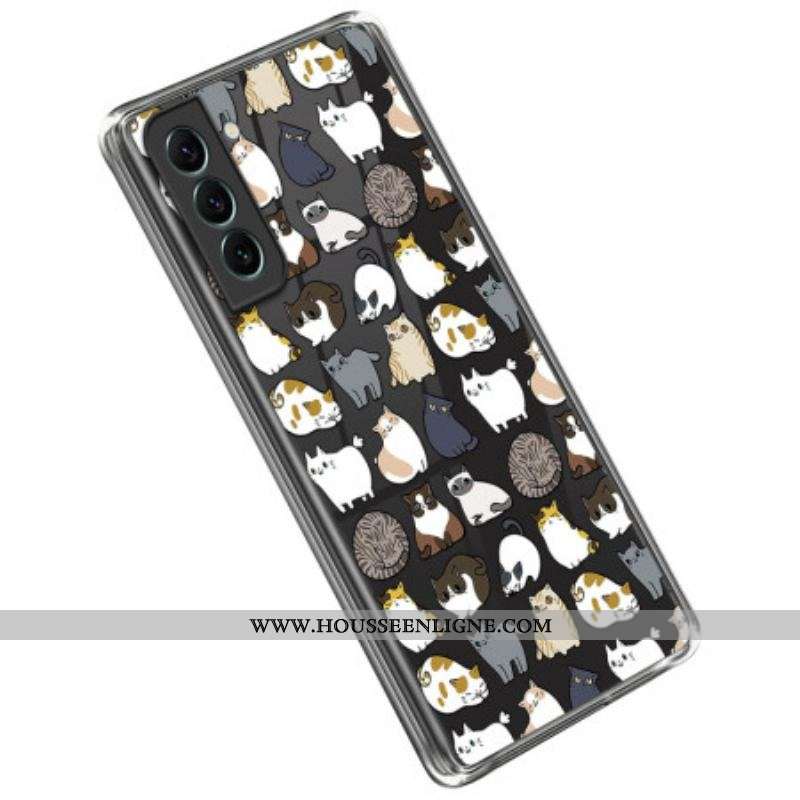 Coque Samsung Galaxy S23 Plus 5G Transparente Multiples Chats
