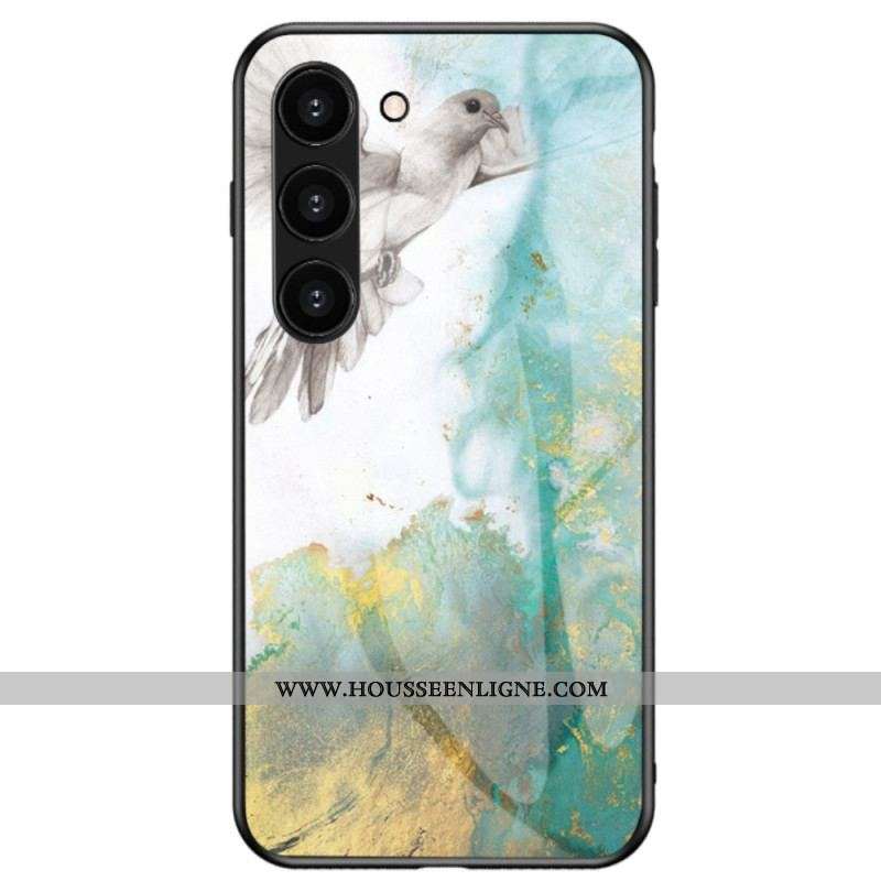 Coque Samsung Galaxy S23 Plus 5G Verre Trempé Marbre