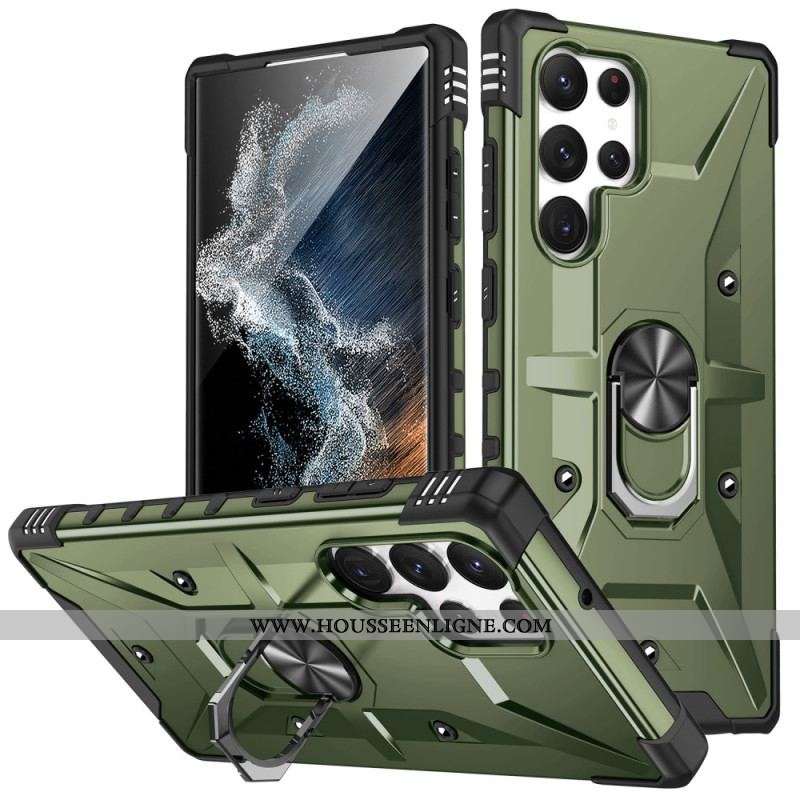 Coque Samsung Galaxy S23 Ultra 5G Anneau-Support Simple