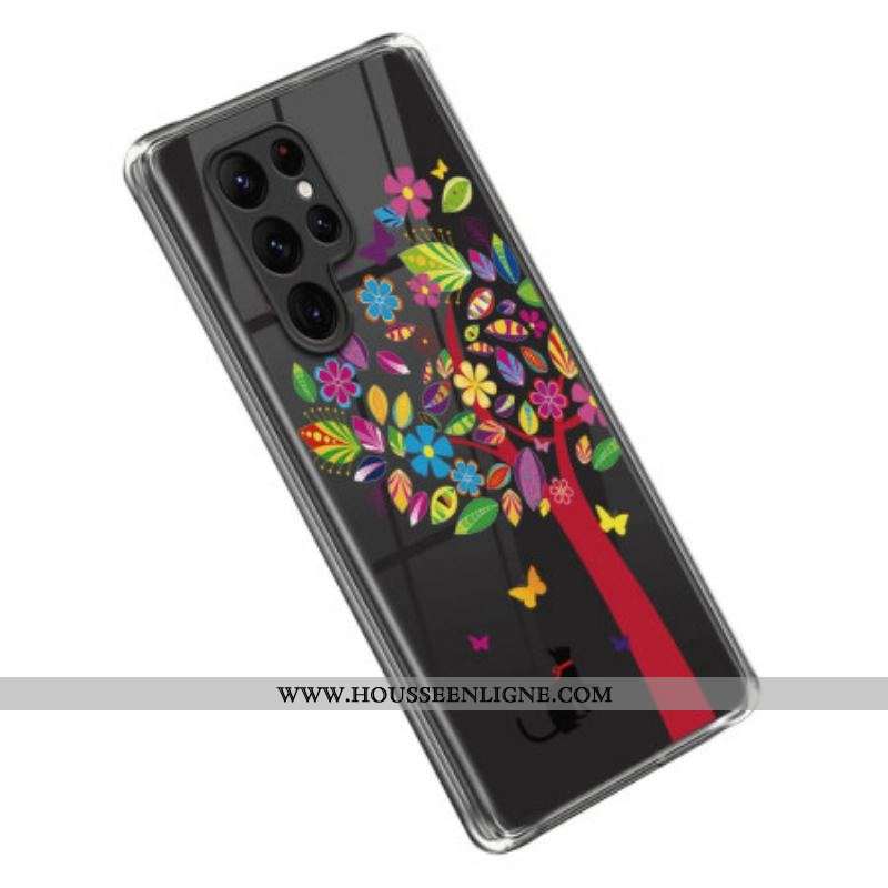 Coque Samsung Galaxy S23 Ultra 5G Arbre Coloré