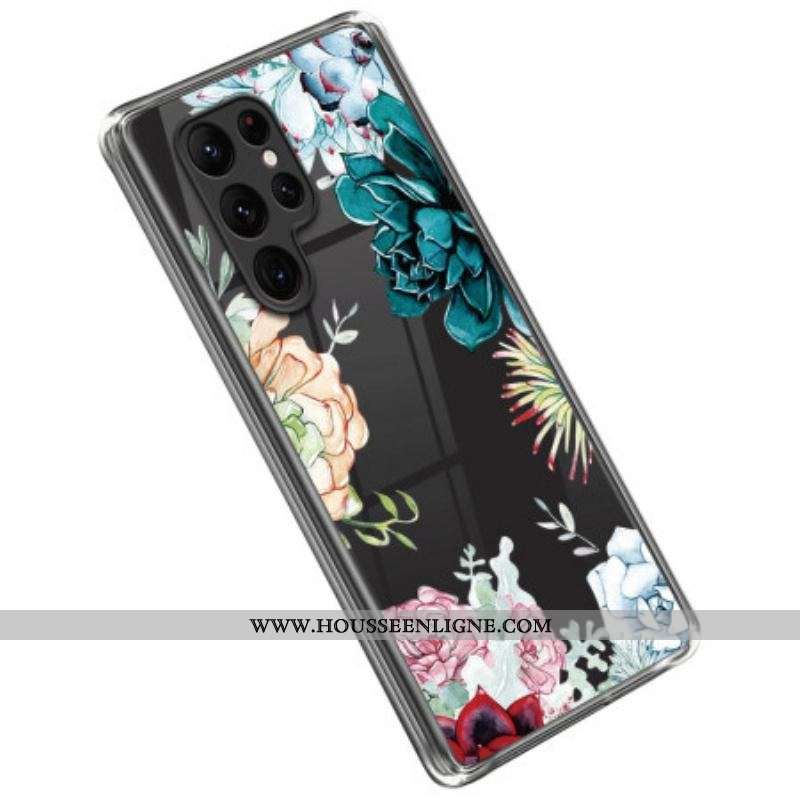 Coque Samsung Galaxy S23 Ultra 5G Bouquet