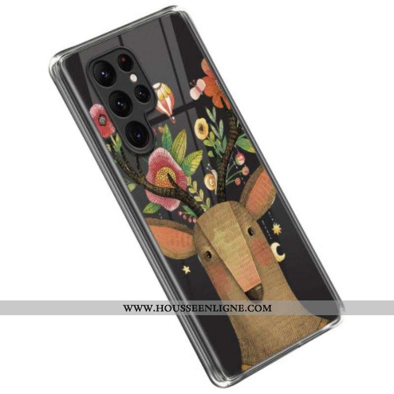 Coque Samsung Galaxy S23 Ultra 5G Cerf Tribal