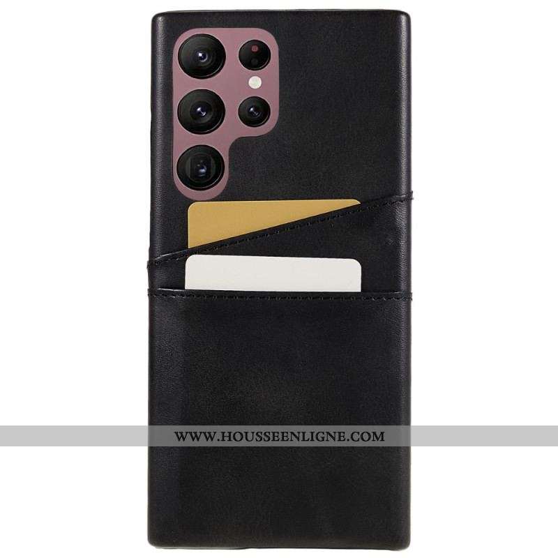 Coque Samsung Galaxy S23 Ultra 5G Deux Porte-Cartes