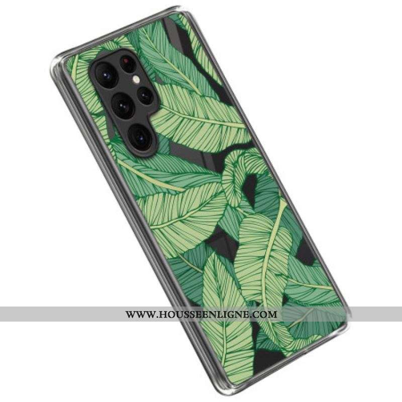 Coque Samsung Galaxy S23 Ultra 5G Feuilles