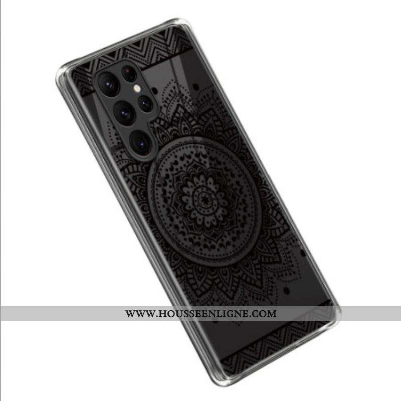 Coque Samsung Galaxy S23 Ultra 5G Mandala Noir