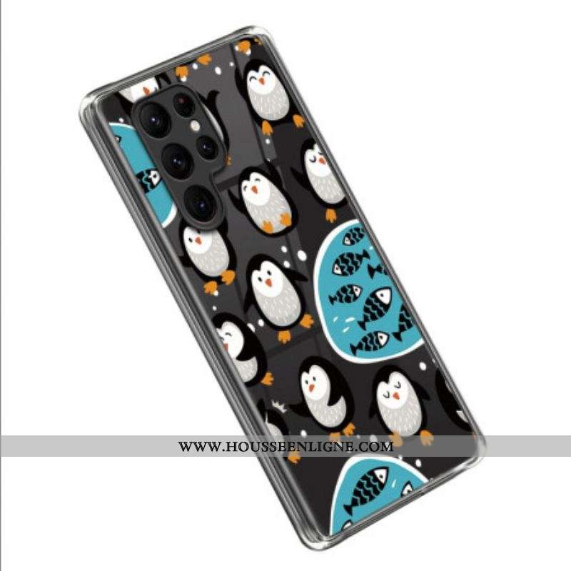 Coque Samsung Galaxy S23 Ultra 5G Pingouins