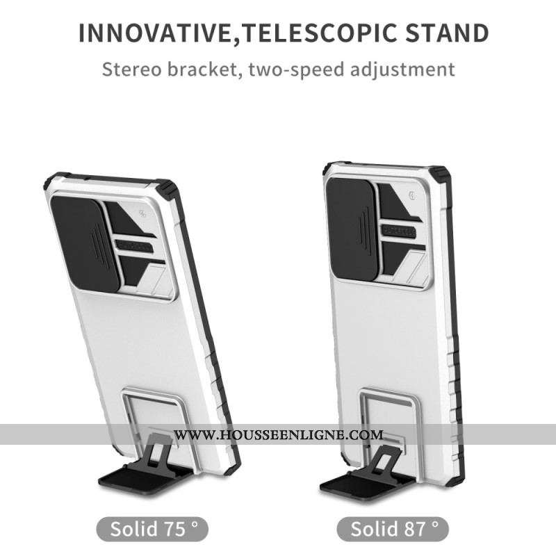 Coque Samsung Galaxy S23 Ultra 5G Protège Appareil Photo avec Support