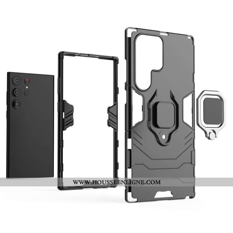 Coque Samsung Galaxy S23 Ultra 5G Ring Résistante