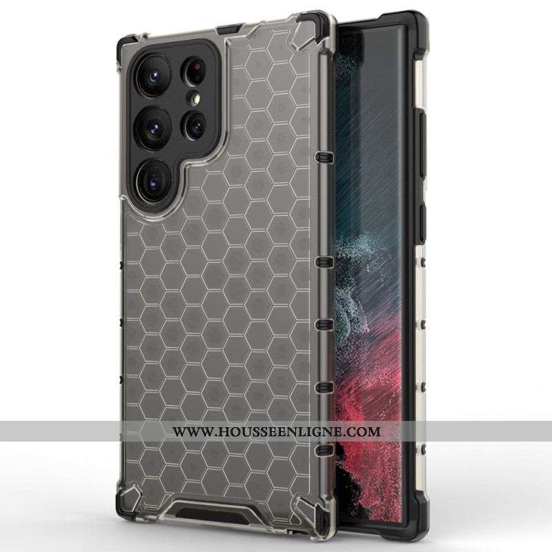 Coque Samsung Galaxy S23 Ultra 5G Style Nid d'Abeille