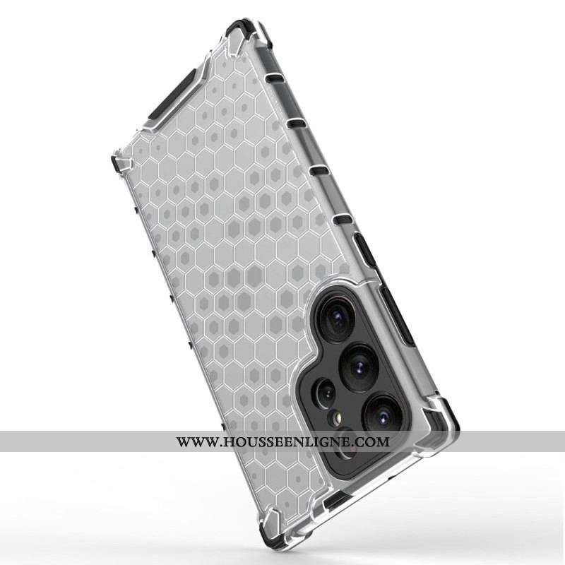 Coque Samsung Galaxy S23 Ultra 5G Style Nid d'Abeille