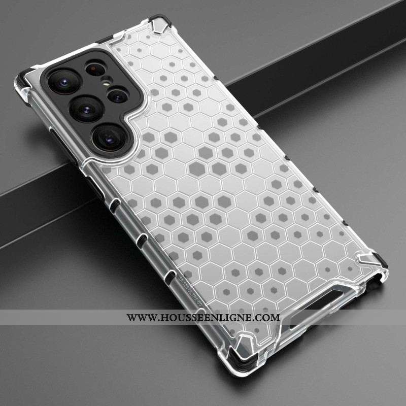 Coque Samsung Galaxy S23 Ultra 5G Style Nid d'Abeille
