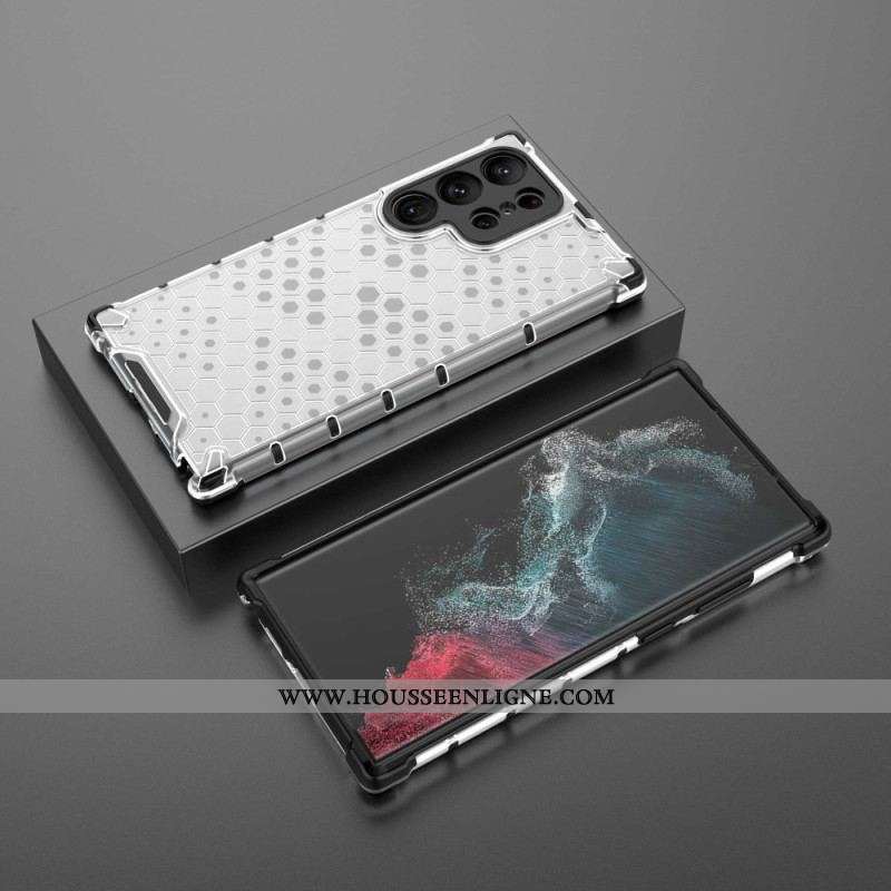 Coque Samsung Galaxy S23 Ultra 5G Style Nid d'Abeille