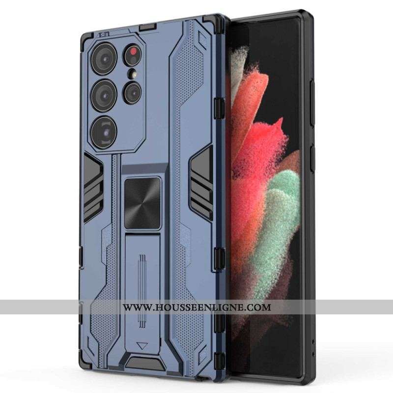 Coque Samsung Galaxy S23 Ultra 5G Support Amovible Vertical et Horizontal