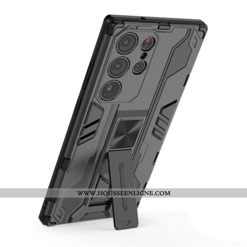 Coque Samsung Galaxy S23 Ultra 5G Support Amovible Vertical et Horizontal