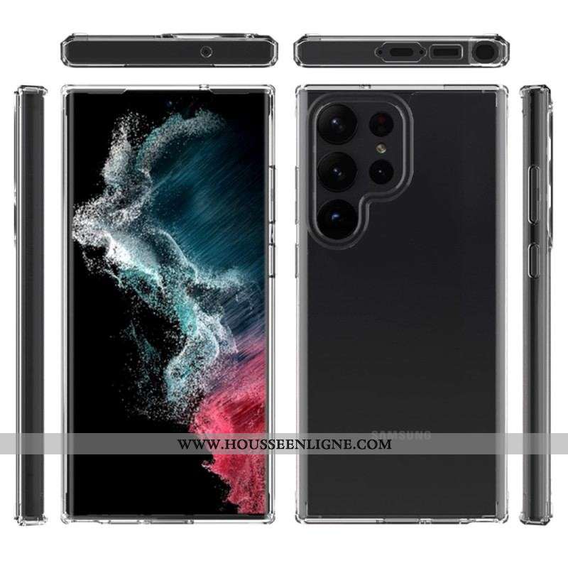 Coque Samsung Galaxy S23 Ultra 5G Transparente Anti-Jaunissement