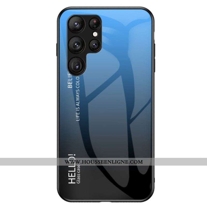 Coque Samsung Galaxy S23 Ultra 5G Verre Trempé Hello