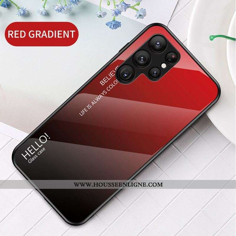 Coque Samsung Galaxy S23 Ultra 5G Verre Trempé Hello