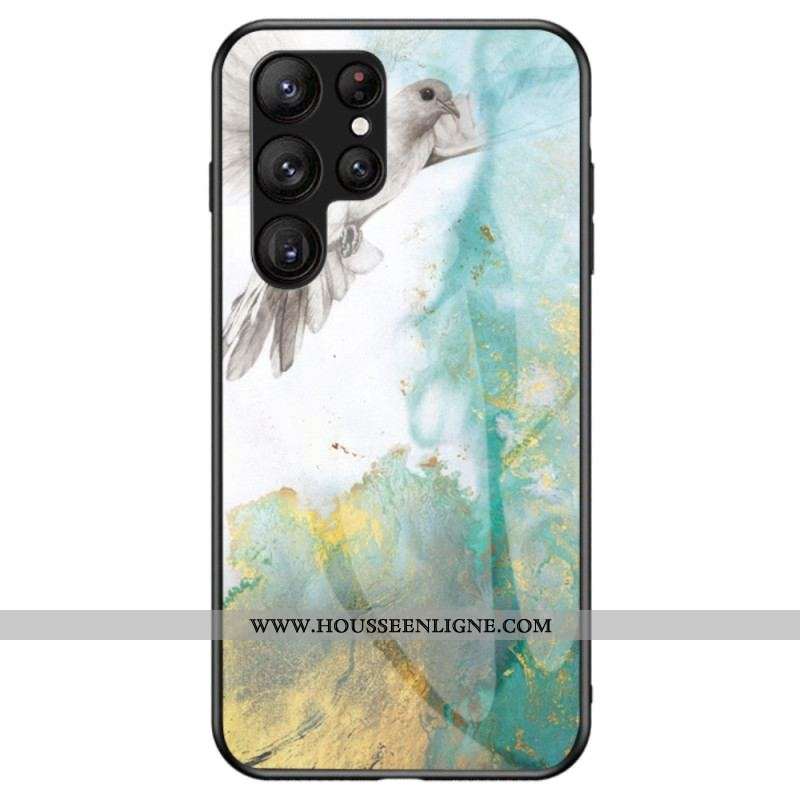 Coque Samsung Galaxy S23 Ultra 5G Verre Trempé Marbre