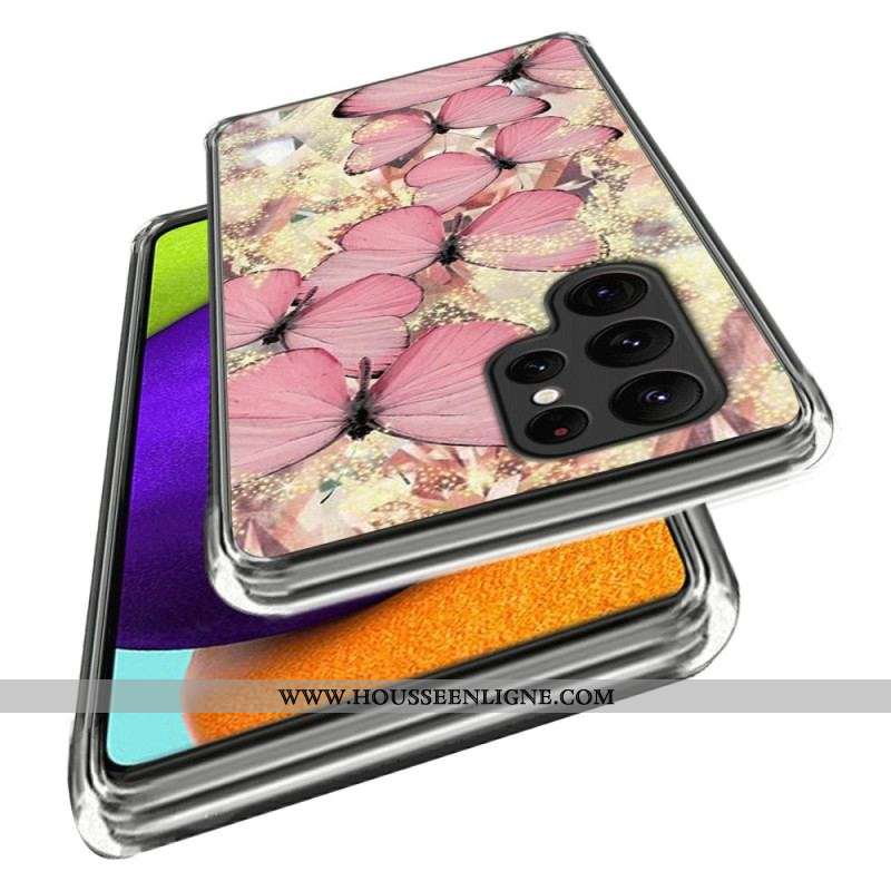 Coque Samsung Galaxy S23 Ultra 5G Vol des Papillons