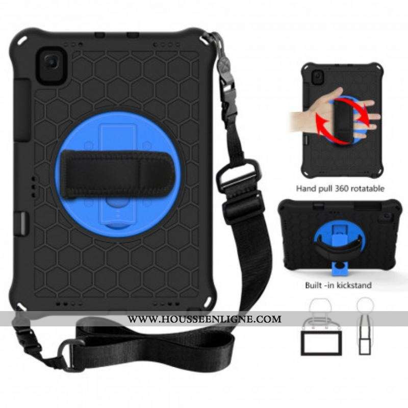 Coque Samsung Galaxy Tab A7 (2020) EVA Bandoulière Sangle et Support