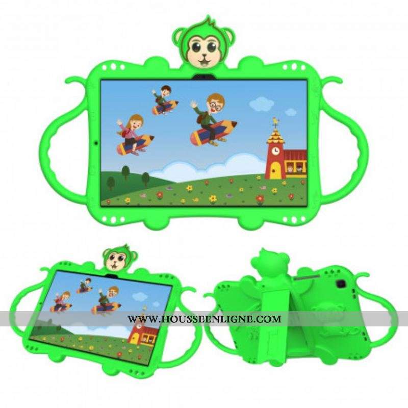 Coque Samsung Galaxy Tab A7 (2020) Multi-Fonctionnelle Singe