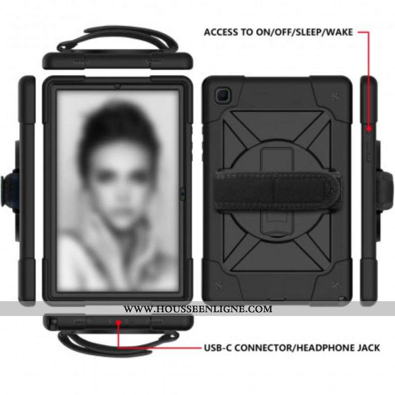Coque Samsung Galaxy Tab A7 (2020) Sangle et Bandoulière