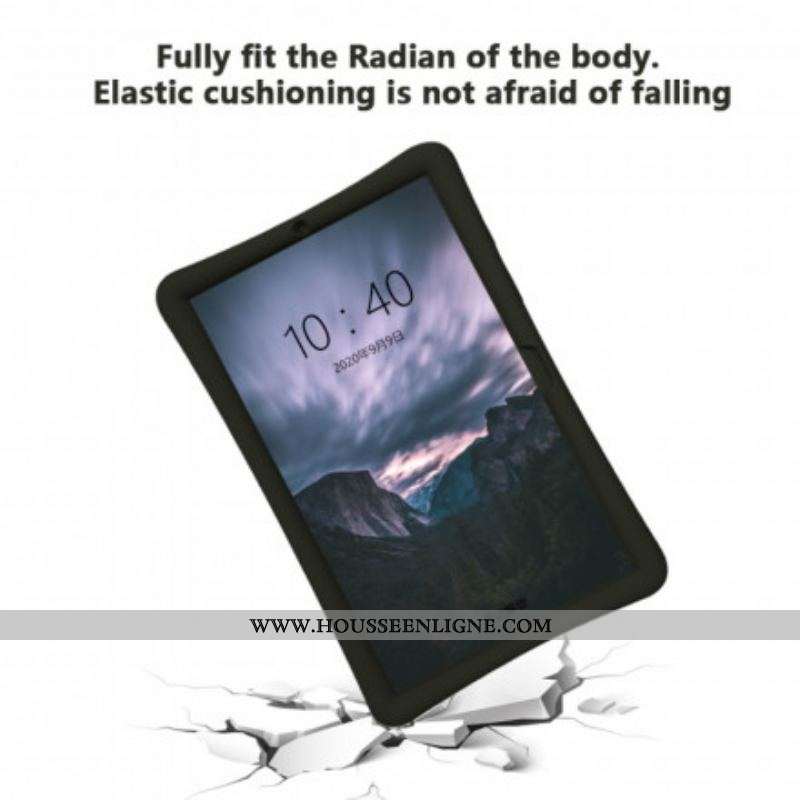 Coque Samsung Galaxy Tab A7 (2020) Silicone Support