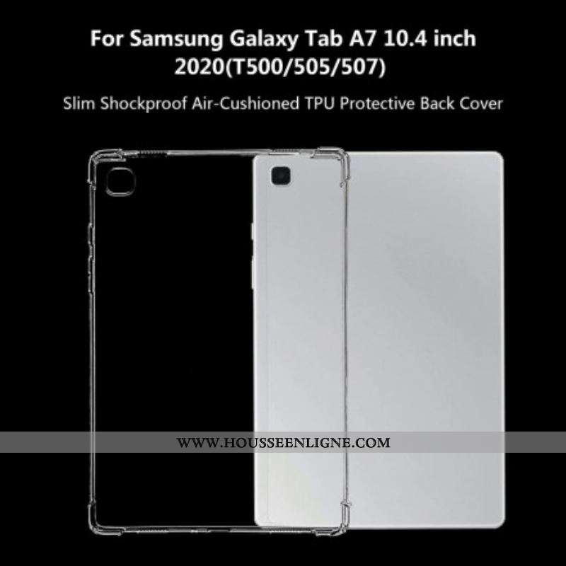 Coque Samsung Galaxy Tab A7 (2020) Transparente Coins Renforcés