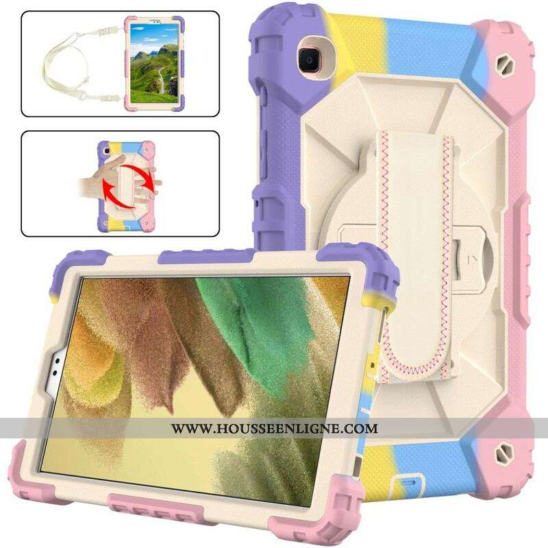 Coque Samsung Galaxy Tab A7 Lite Multi-Fonctionnelle Camouflage