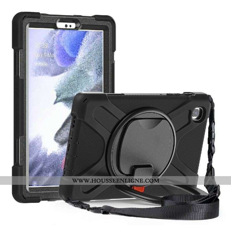 Coque Samsung Galaxy Tab A7 Lite Multi-Fonctionnelle avec Bandoulière