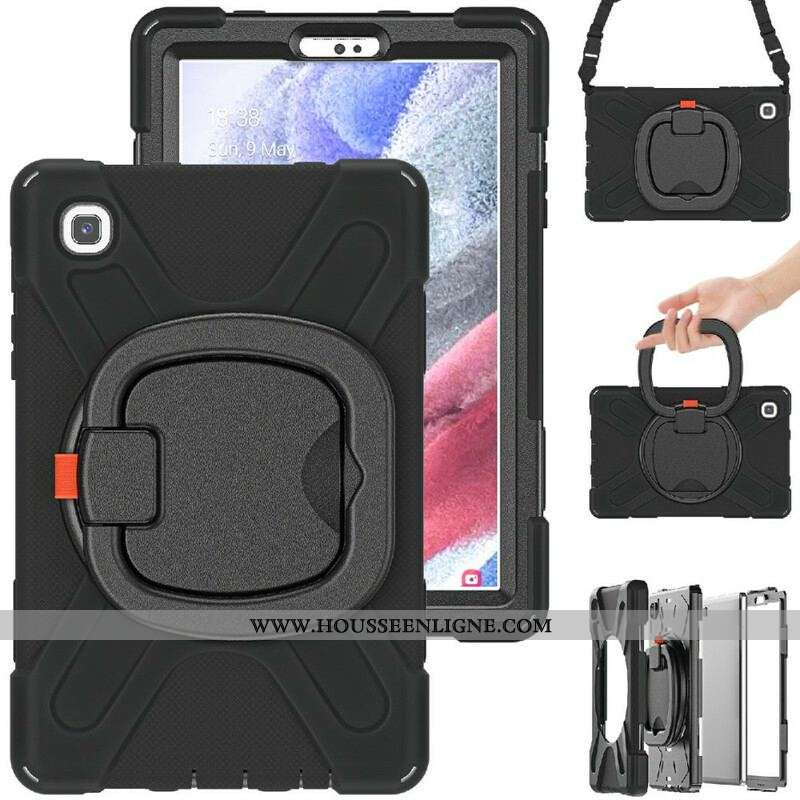 Coque Samsung Galaxy Tab A7 Lite Multi-Fonctionnelle avec Bandoulière