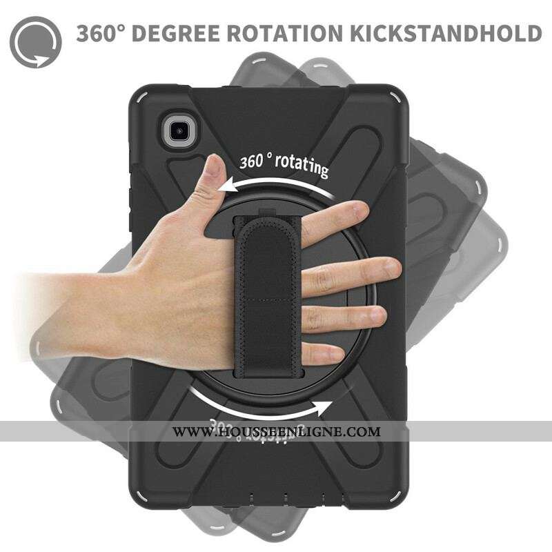 Coque Samsung Galaxy Tab A7 Lite Multi-fonctions avec Bandoulière