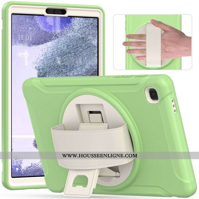 Coque Samsung Galaxy Tab A7 Lite Triple Protection avec Sangle et Support