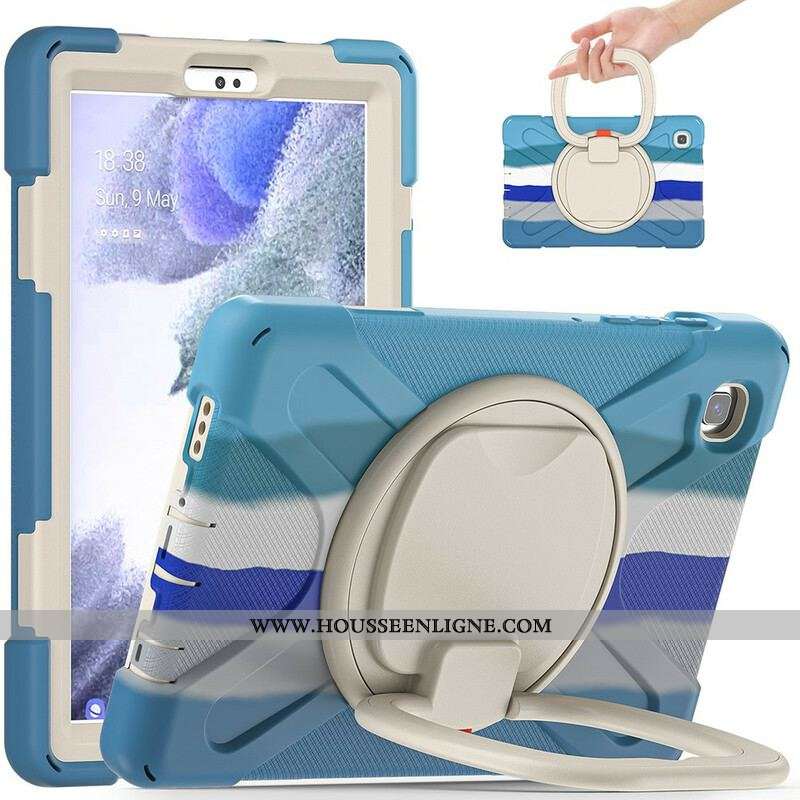 Coque Samsung Galaxy Tab A7 Lite Ultra Résistante Anneau-Support Color