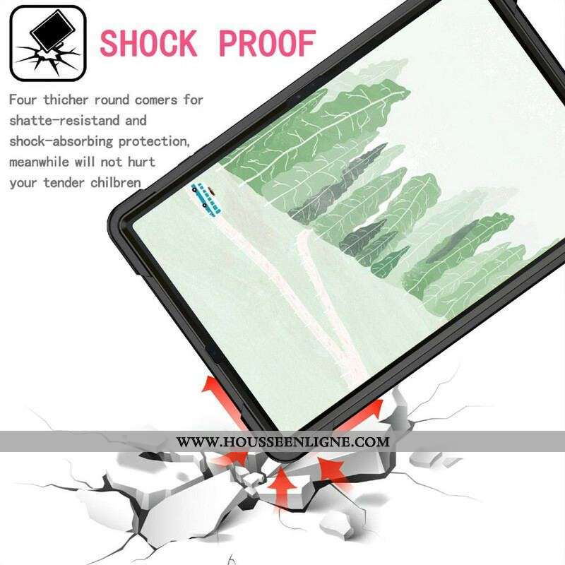 Coque Samsung Galaxy Tab S8 Plus / S7 Plus / S7 FE Support et Bandoulière