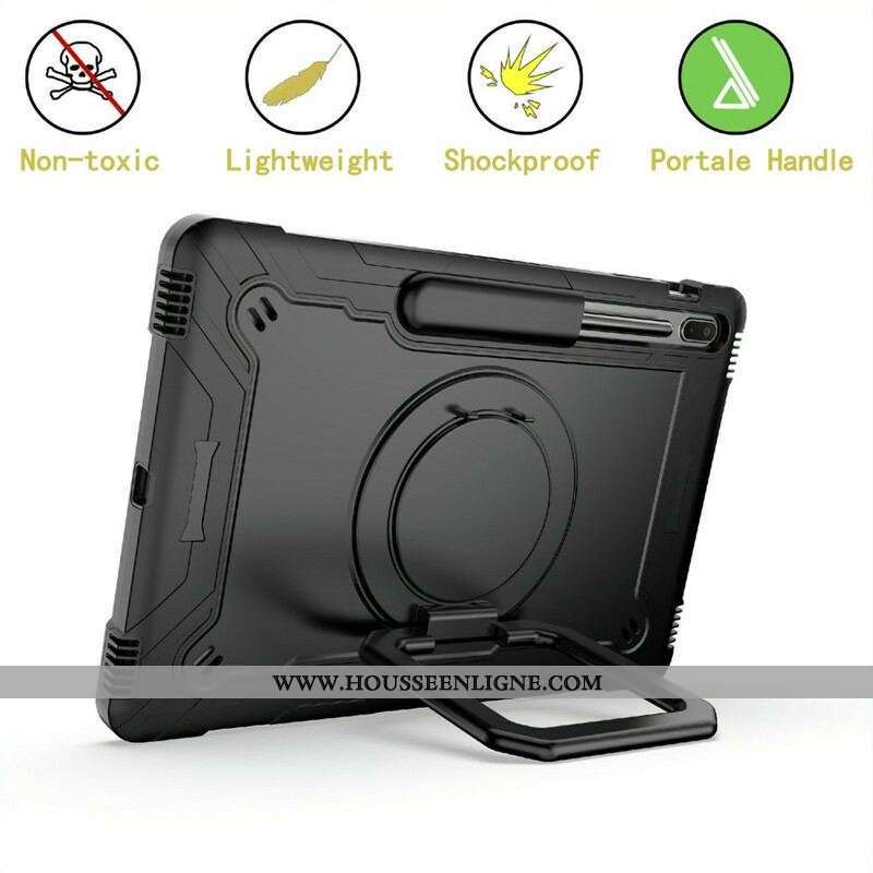 Coque Samsung Galaxy Tab S8 Plus / S7 Plus / S7 FE Support et Bandoulière