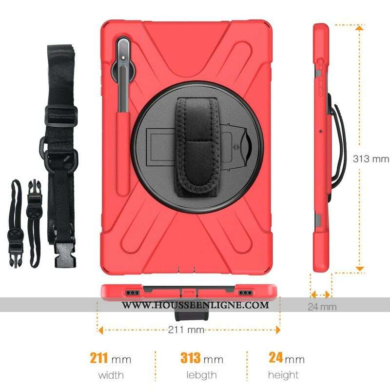 Coque Samsung Galaxy Tab S8 Plus / Tab S7 Plus Multi-Fonctionnelle