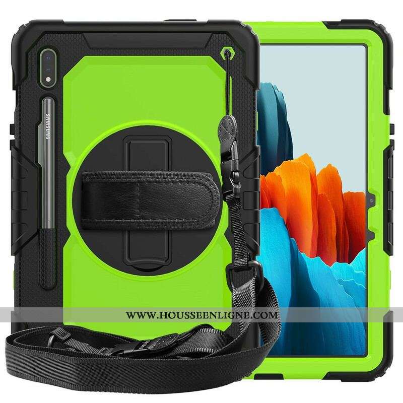 Coque Samsung Galaxy Tab S8 / Tab S7 Multi-Fonctionnelle Bicolore 2