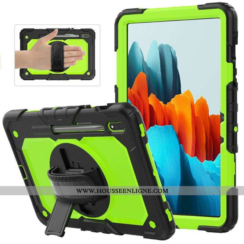 Coque Samsung Galaxy Tab S8 / Tab S7 Multi-Fonctionnelle Bicolore 2