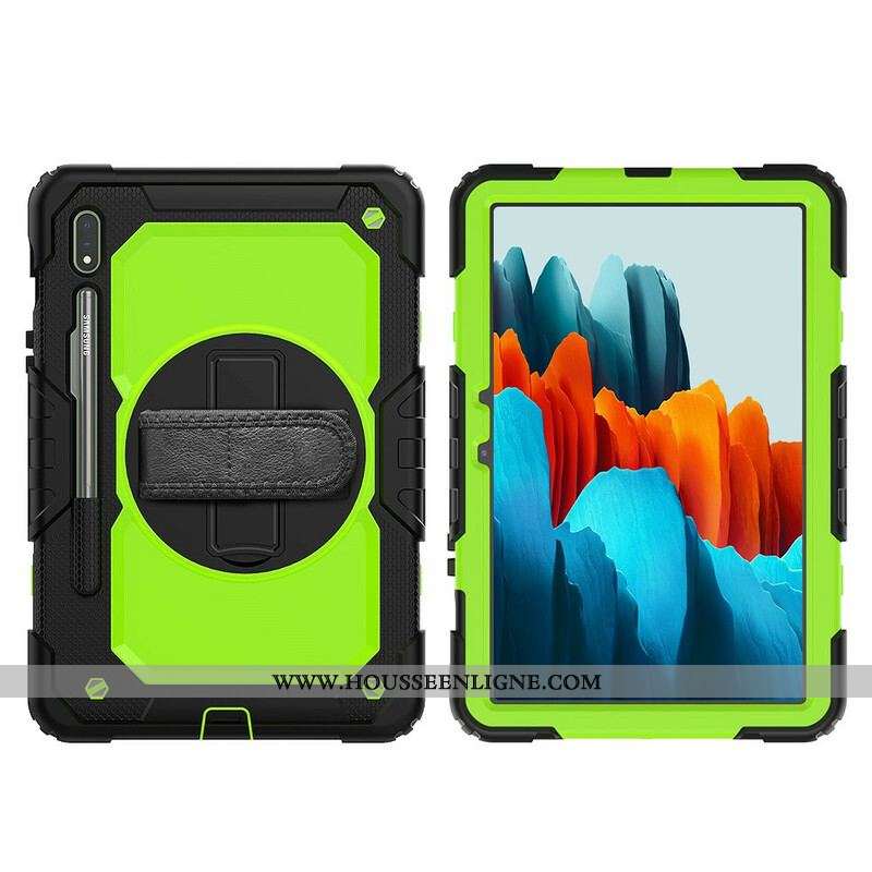Coque Samsung Galaxy Tab S8 / Tab S7 Multi-Fonctionnelle Bicolore 2