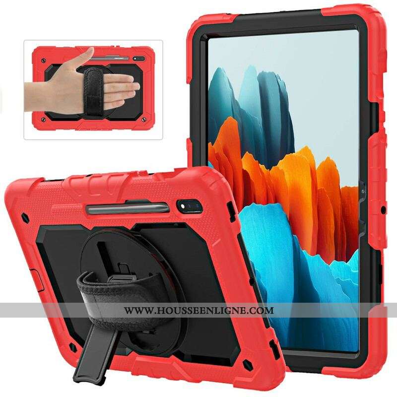 Coque Samsung Galaxy Tab S8 / Tab S7 Multi-Fonctionnelle Bicolore