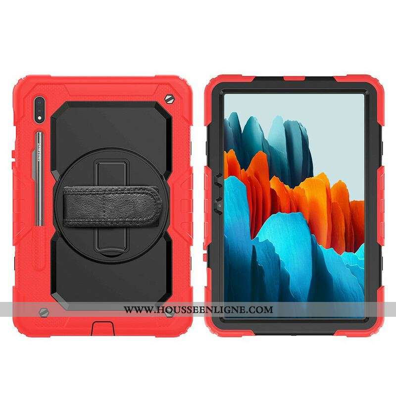 Coque Samsung Galaxy Tab S8 / Tab S7 Multi-Fonctionnelle Bicolore