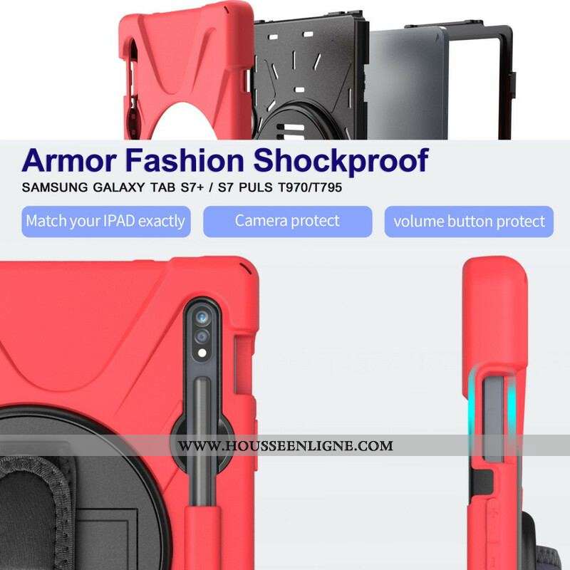 Coque Samsung Galaxy Tab S8 / Tab S7 Multi-Fonctionnelle