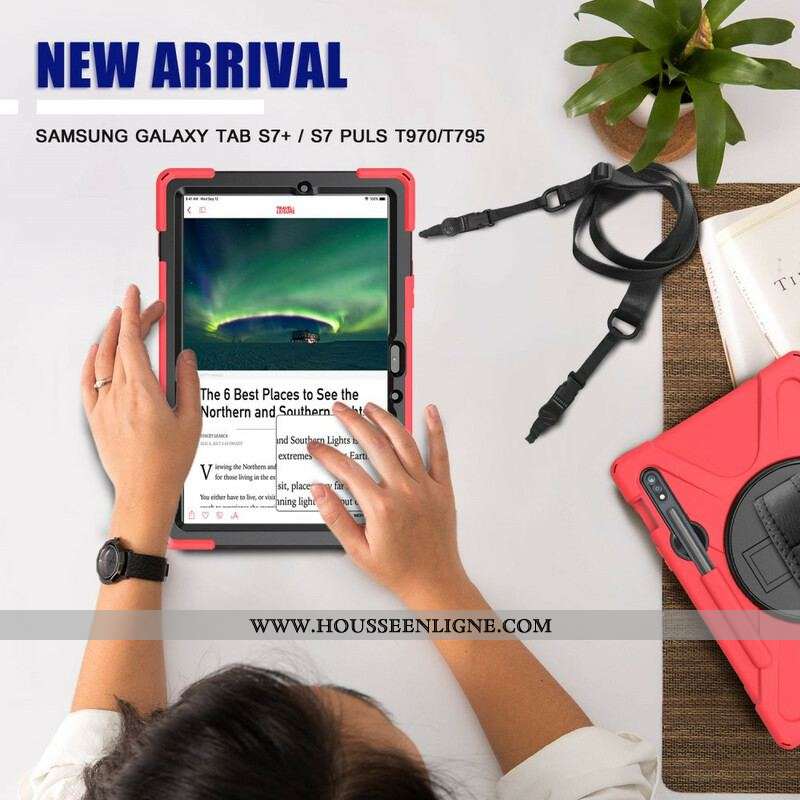 Coque Samsung Galaxy Tab S8 / Tab S7 Multi-Fonctionnelle