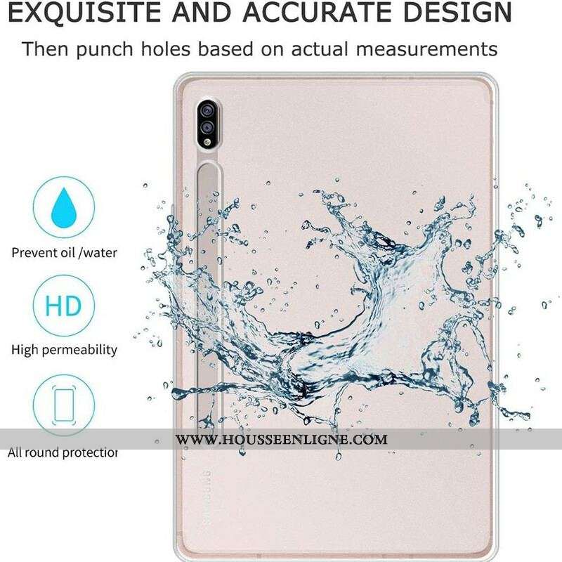 Coque Samsung Galaxy Tab S8 / Tab S7 Transparente Givrée